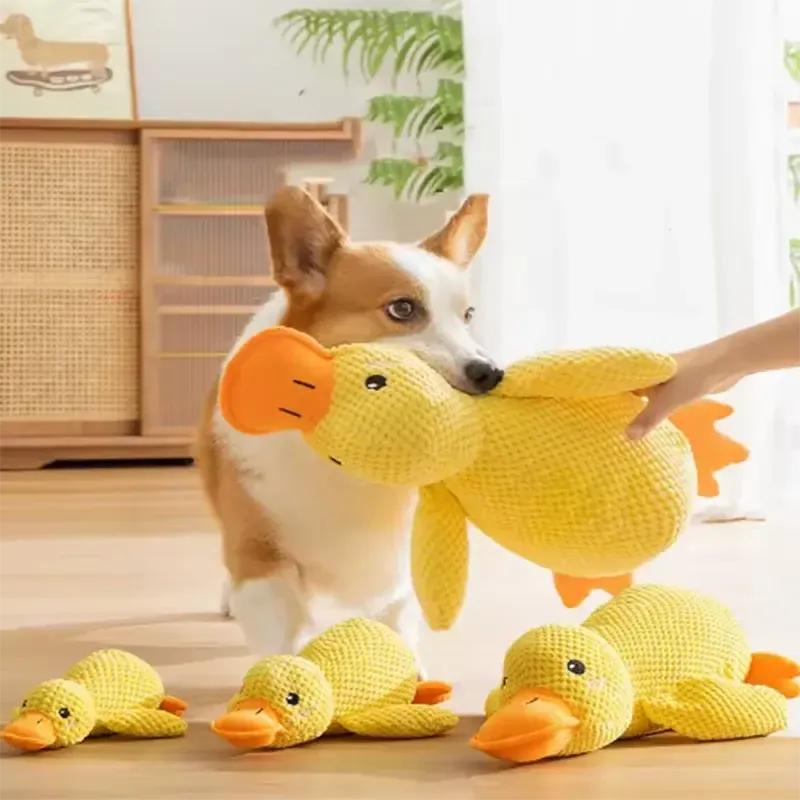 Plush Duck Cuddle Toy for Dogs