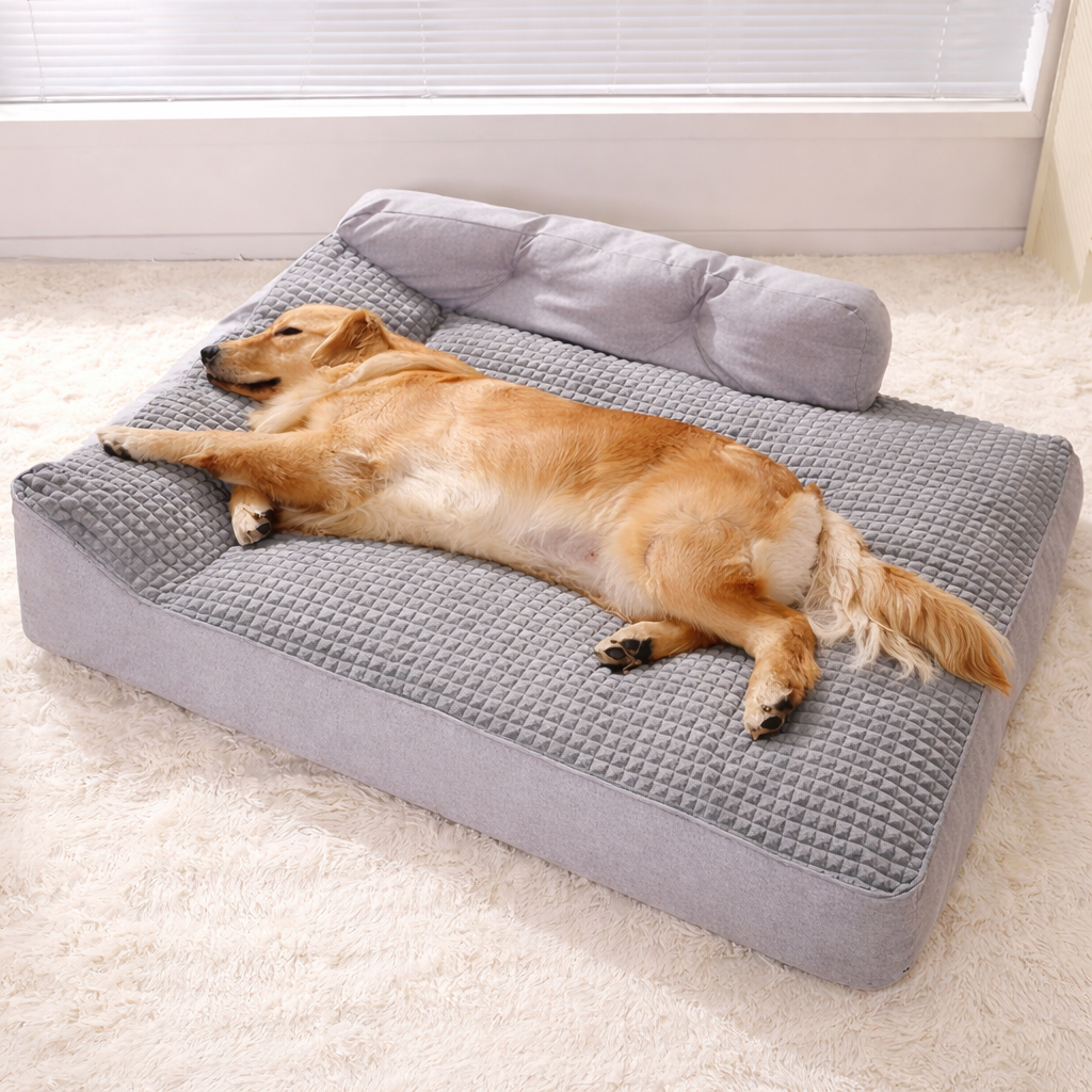 Plush Sofa Dog Bed