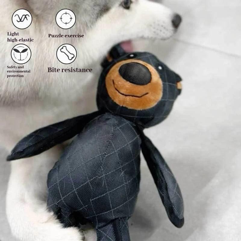 Plush Squeaky Bear Toy for Dogs Soft & Durable Play