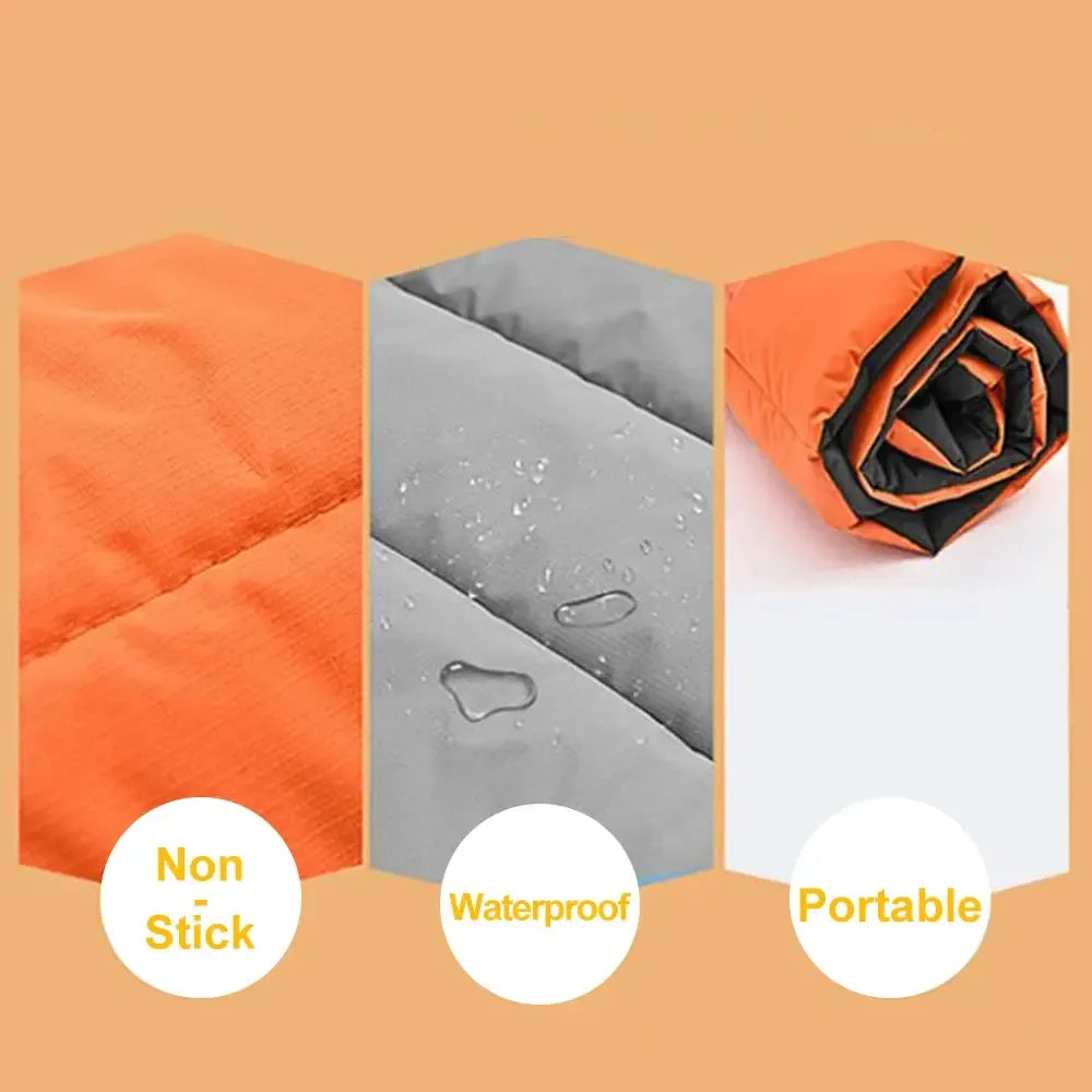 Portable waterproof dog bed for outdoor adventures