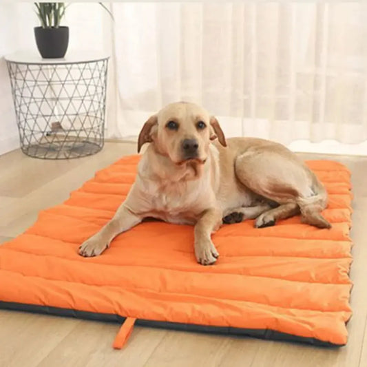 Portable waterproof dog bed for outdoor adventures