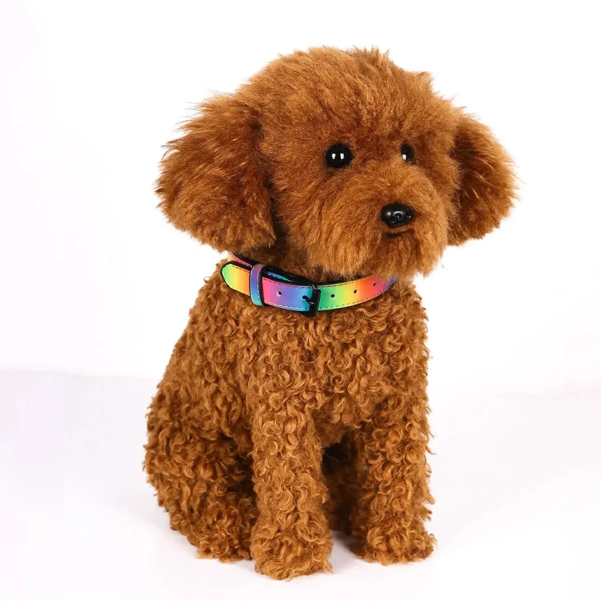 Rainbow Reflective Dog Collar