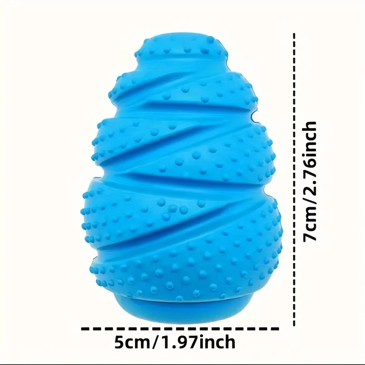 Rubber Treat Dispensing Dog Chew Toy