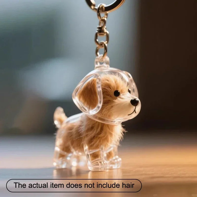 Dog Hair Memory Keychain