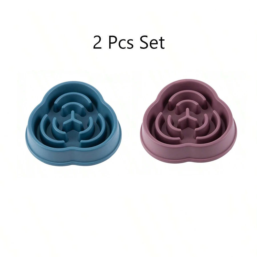 Cloud or Star Shape Slow Feeder Dog Bowl