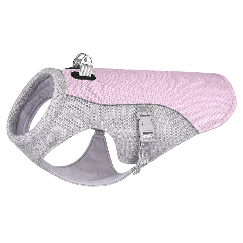 Dog Cooling Vest Harness | Breathable Ice Cooling Jacket
