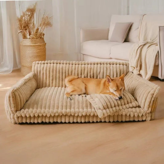 Orthopedic Dog Sofa Bed | Washable Plush & Non-Slip