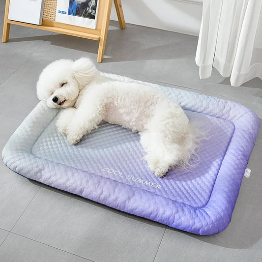 Breathable Orthopedic Cooling Dog Mat for Crates, Floors, and Travel