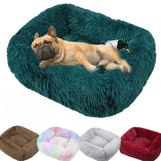 Luxury Washable Calming Dog Bed For Anxiety Relief