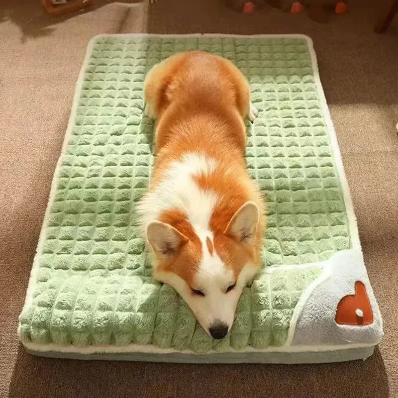 Orthopedic Winter Dog Bed With Memory Foam And Washable Cover