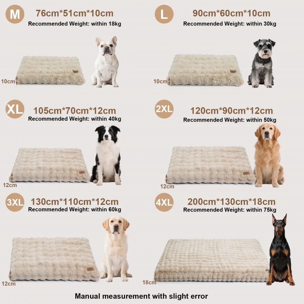 Orthopedic Dog Bed Giant Ultra Plush Washable Cover
