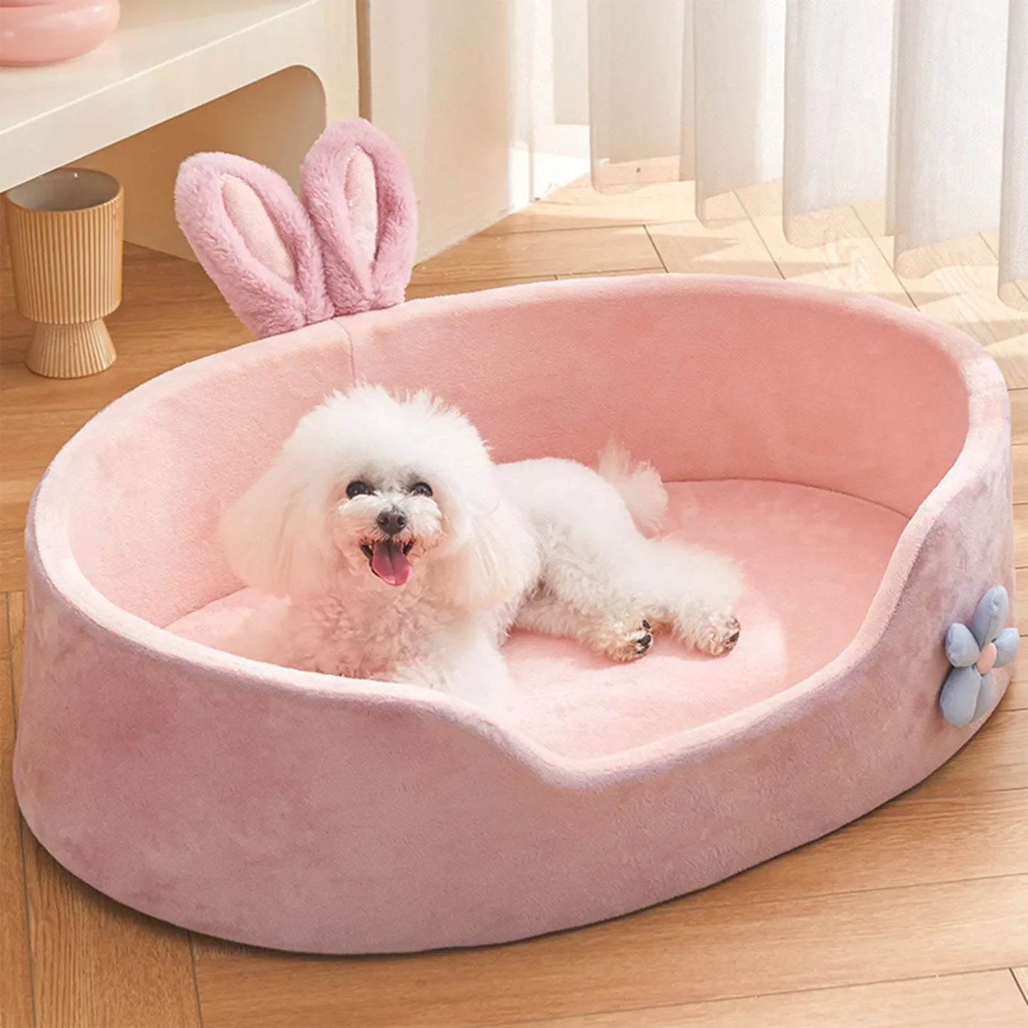 Washable Dog Bed Small Dogs with Detachable Cover Easy to Clean