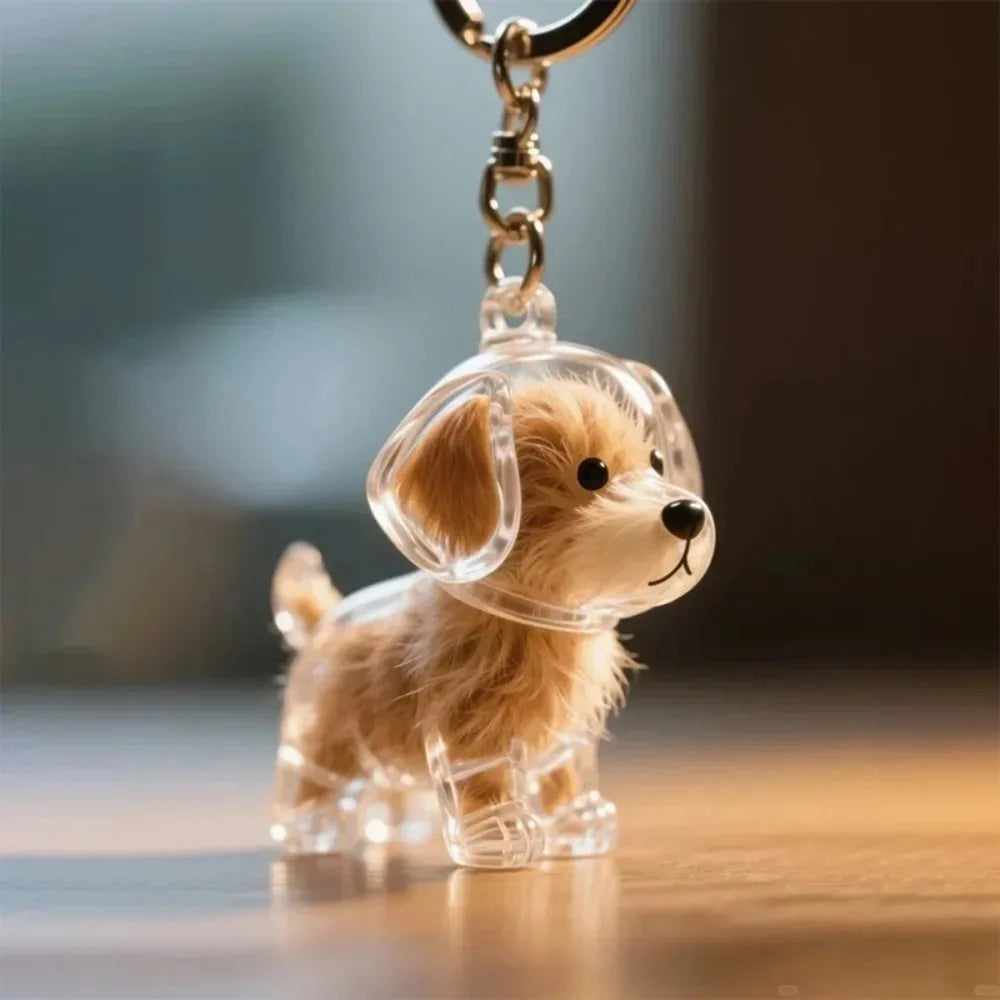 Dog Hair Memory Keychain
