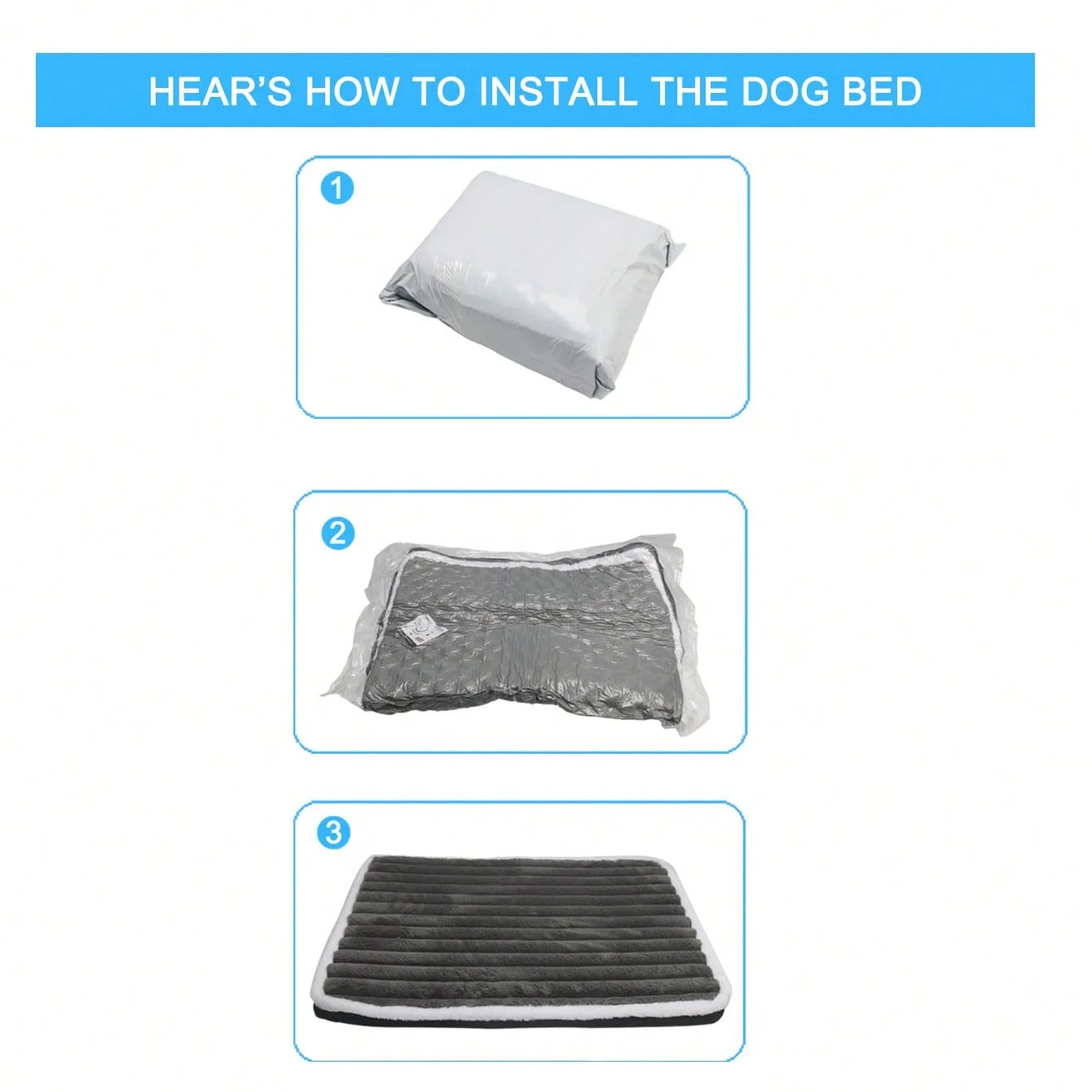 Orthopaedic Fleece Dog Mattress
