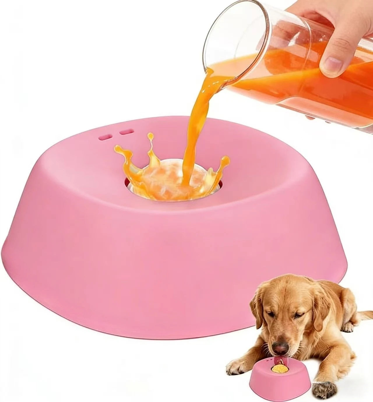 Slow Feeder Dog Lick Mat For Liquid Treat