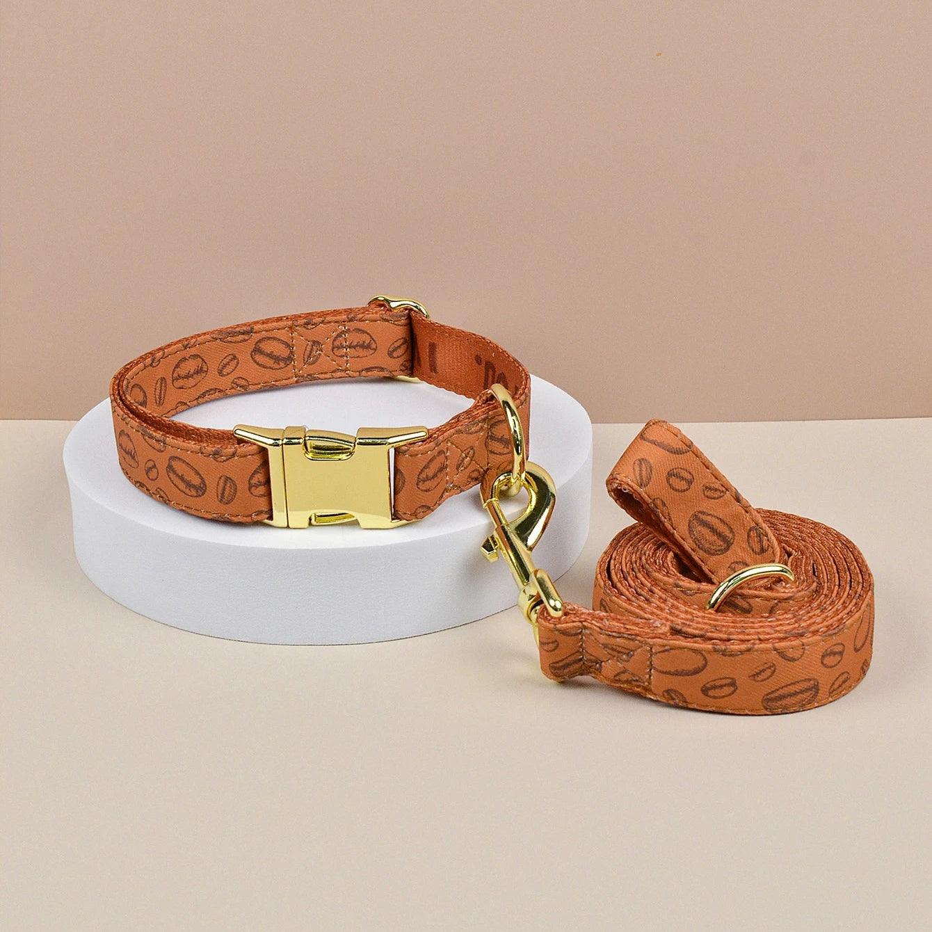 Luxury Adjustable Dog Collar & Leash Set