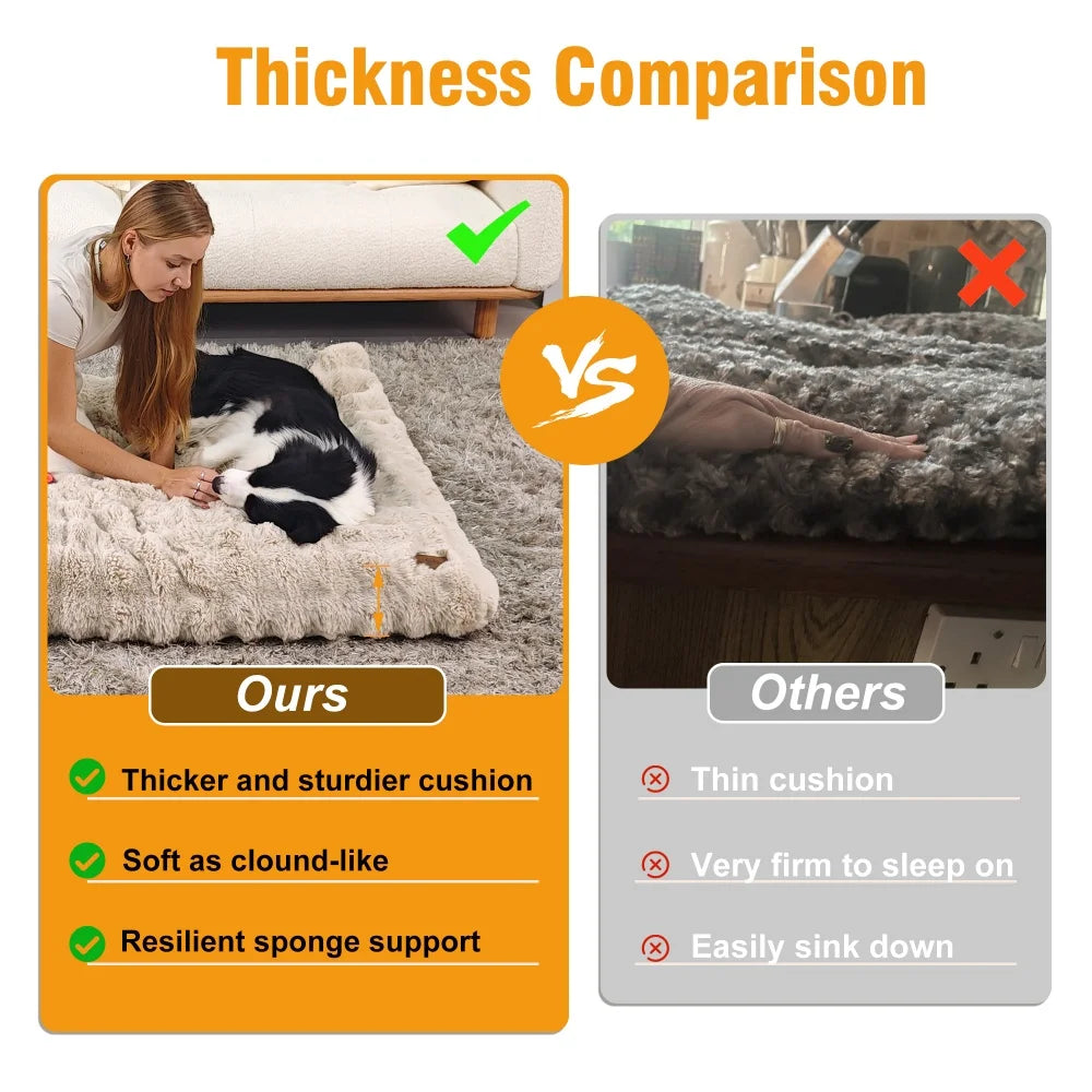 Orthopedic Dog Bed Giant Ultra Plush Washable Cover