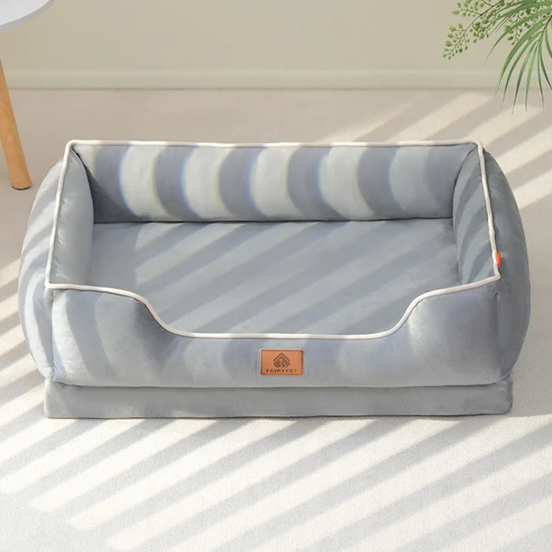 Orthopedic Dog Sofa Bed With Removable Cushion