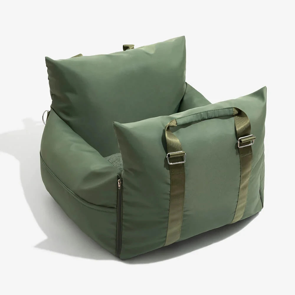 Waterproof Dog Car Seat Bed With Removable Washable Cover