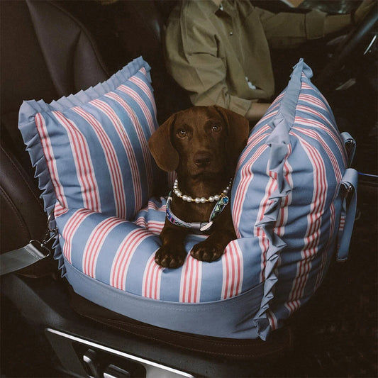 Dog Car Seat Bed Waterproof Travel with Washable Cover