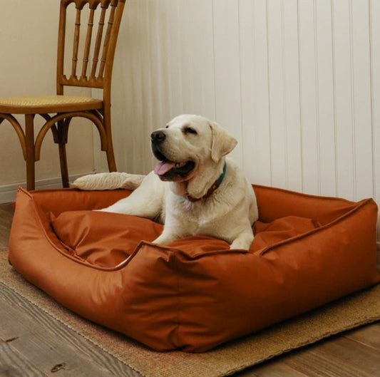 Waterproof Washable Orthopedic Dog Sofa Bed With Bolsters