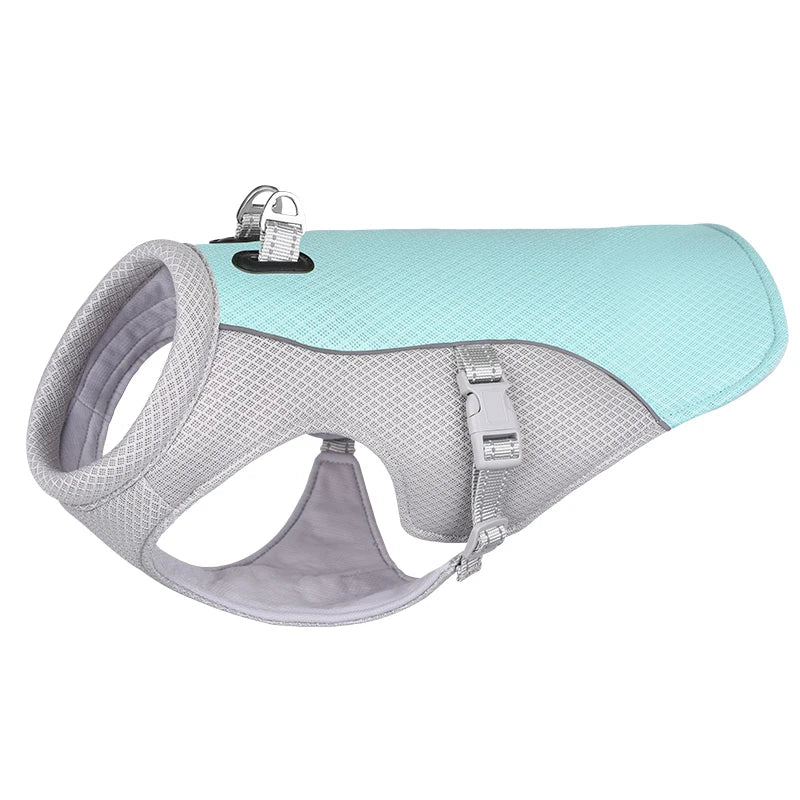 Dog Cooling Vest Harness | Breathable Ice Cooling Jacket