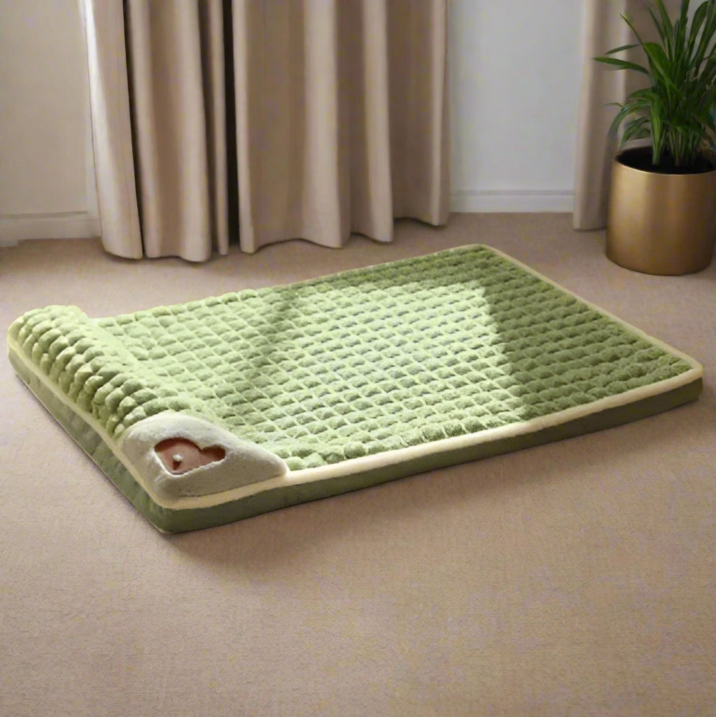 Orthopedic Winter Dog Bed With Memory Foam And Washable Cover