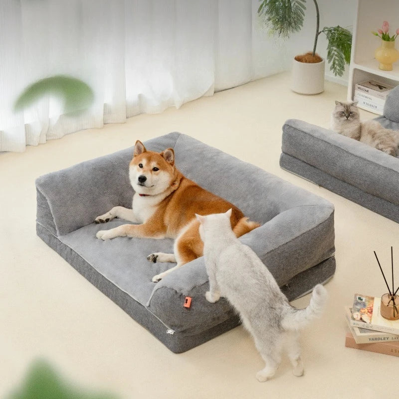 180cm Orthopedic Washable Dog Couch Bed For Humans And Large Dogs