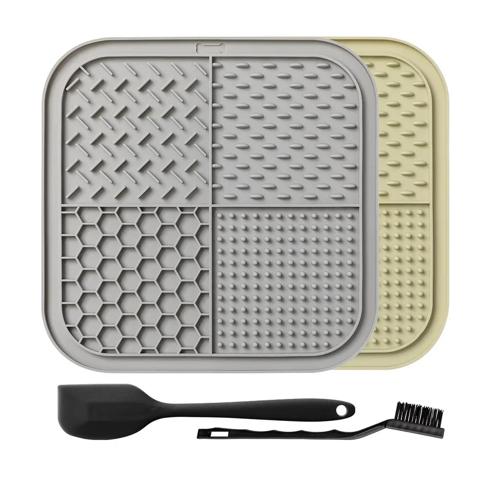 Silicone Dog Lick Mat | Anti-slip Slow Feeder