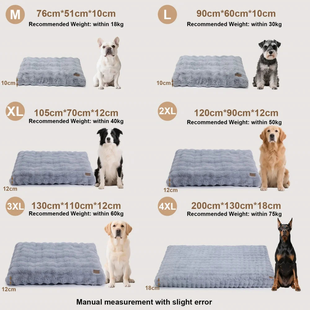 Orthopedic Dog Bed Giant Ultra Plush Washable Cover