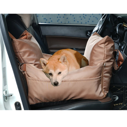 Waterproof Dog Car Seat Bed With Removable Washable Cover