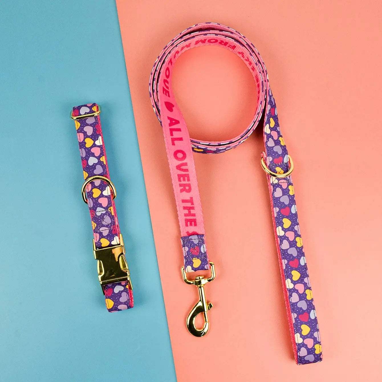 Luxury Adjustable Dog Collar & Leash Set