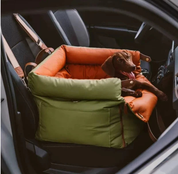 Travel safety car seat bed with backrest cushion