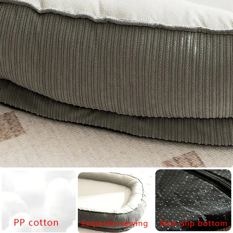Washable Orthopedic Memory Foam Velvet Dog Bed Small Medium