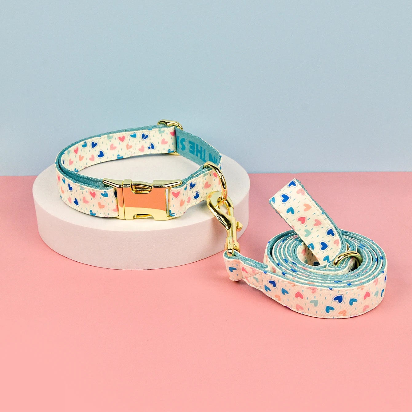 Luxury Adjustable Dog Collar & Leash Set
