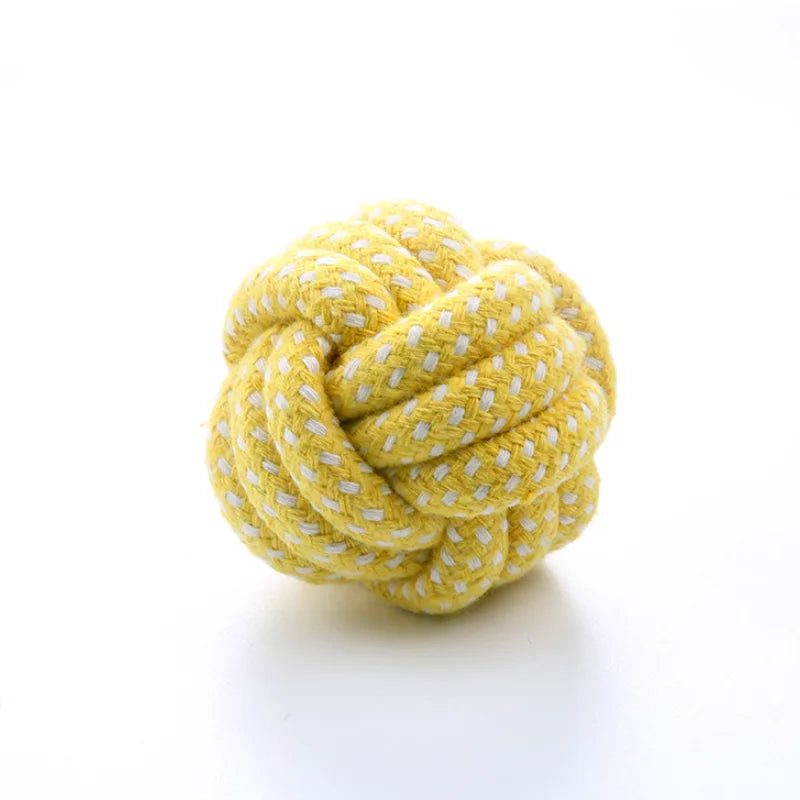 Mini Cotton Bite-resistant Rope Chew Toy for Dogs