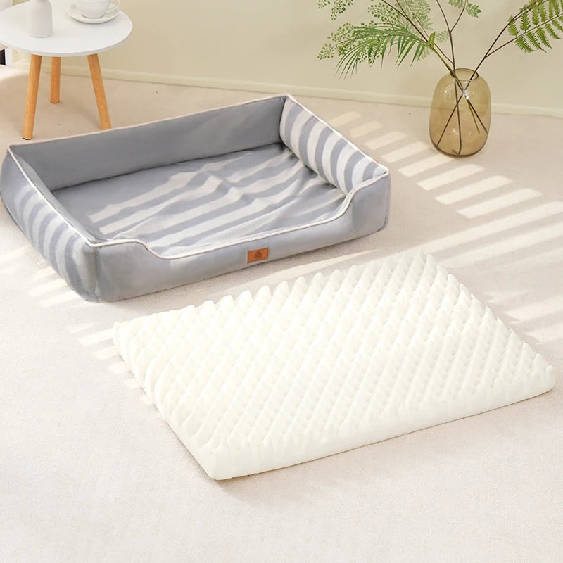 Orthopedic Dog Sofa Bed With Removable Cushion