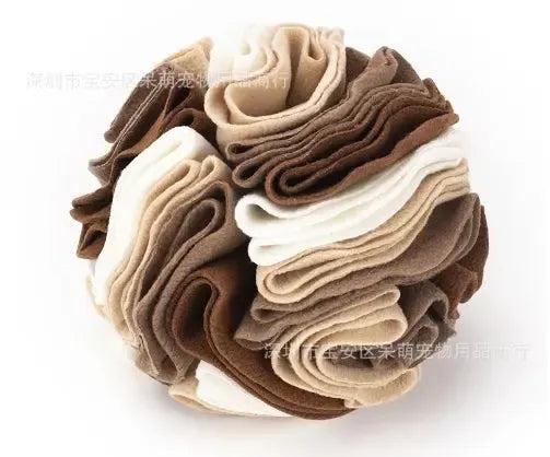 Sniffing Ball Puzzle Feeder for Dogs – Interactive Snuffle Toy