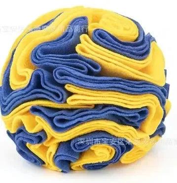 Sniffing Ball Puzzle Feeder for Dogs – Interactive Snuffle Toy