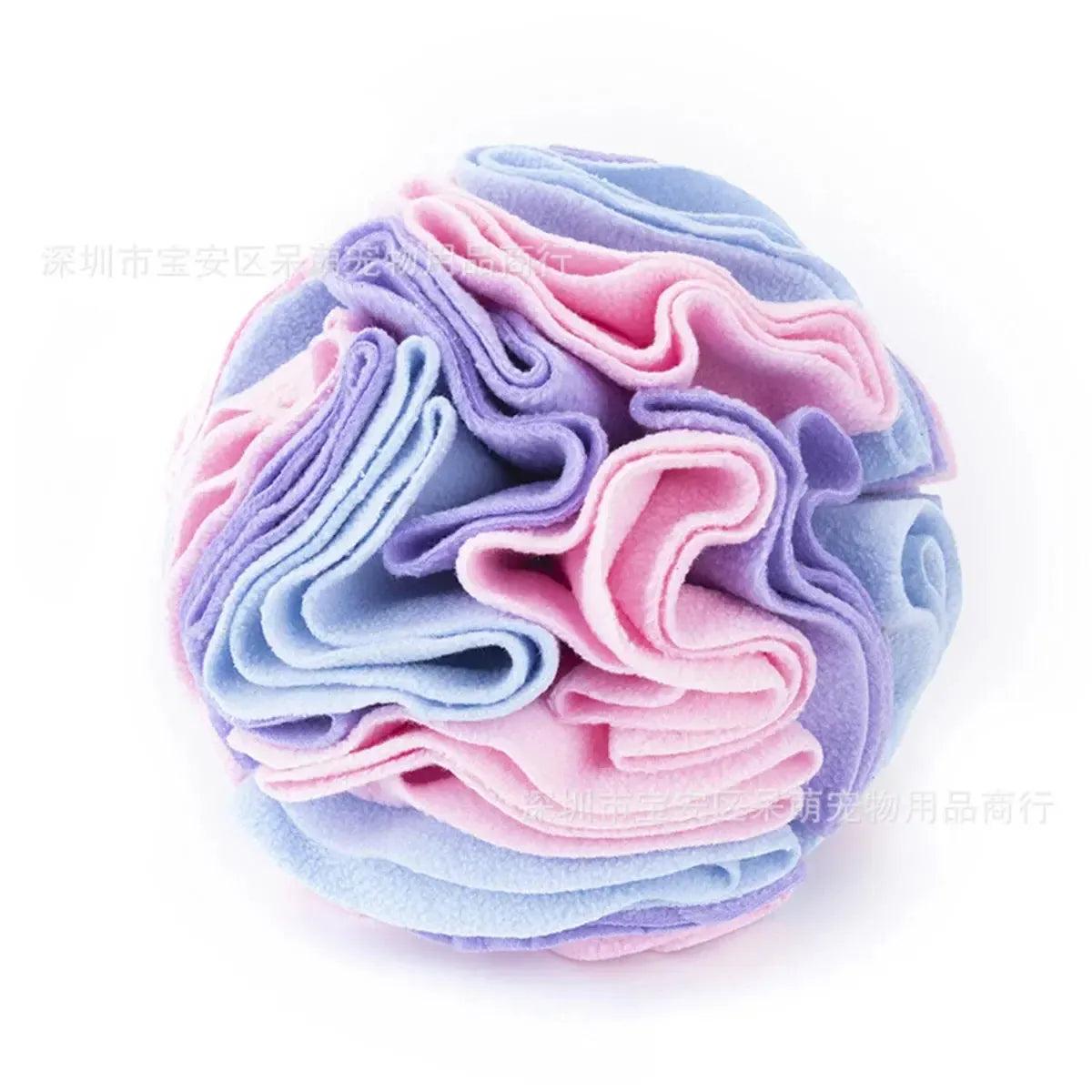 Sniffing Ball Puzzle Feeder for Dogs – Interactive Snuffle Toy