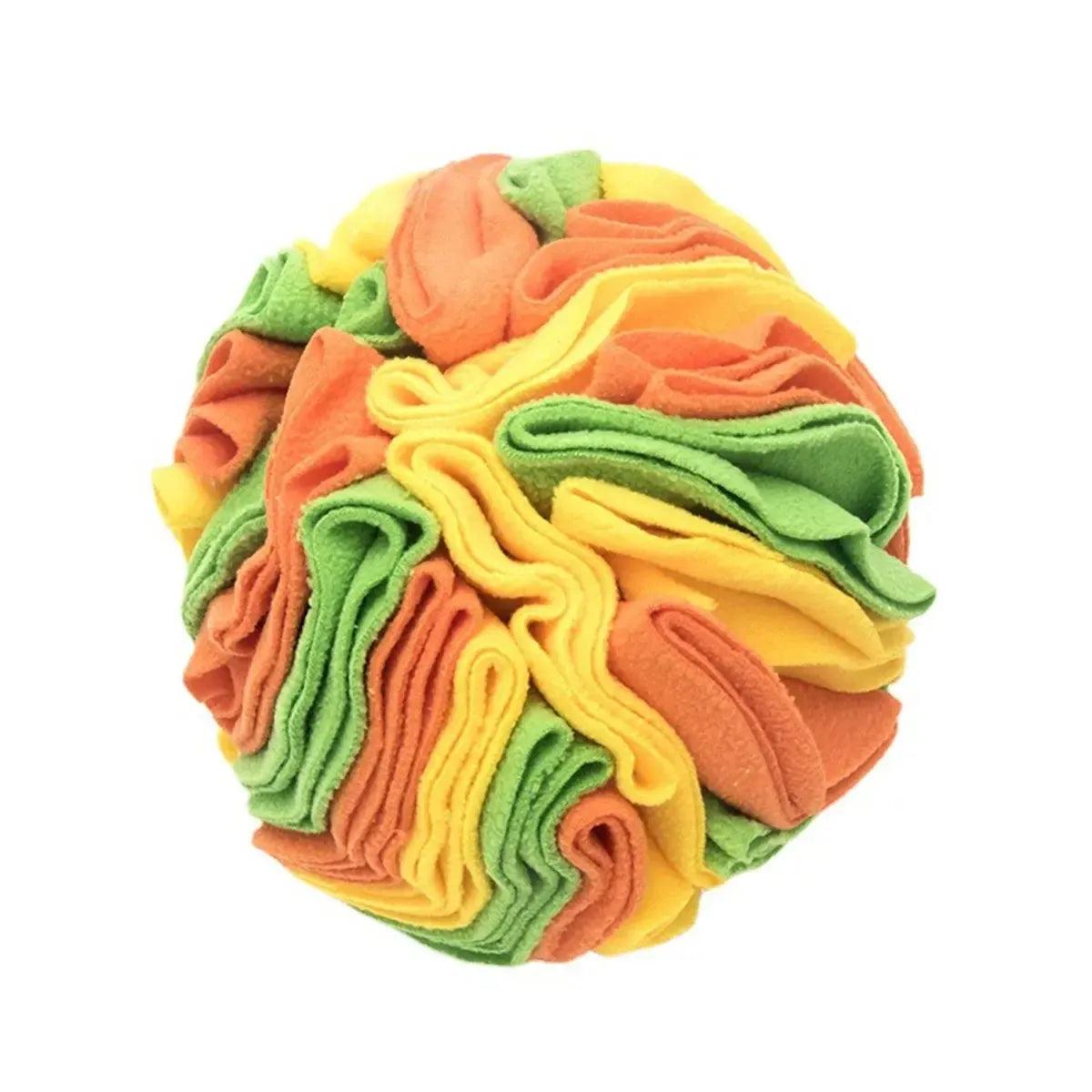 Sniffing Ball Puzzle Feeder for Dogs – Interactive Snuffle Toy