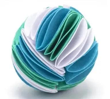 Sniffing Ball Puzzle Feeder for Dogs – Interactive Snuffle Toy