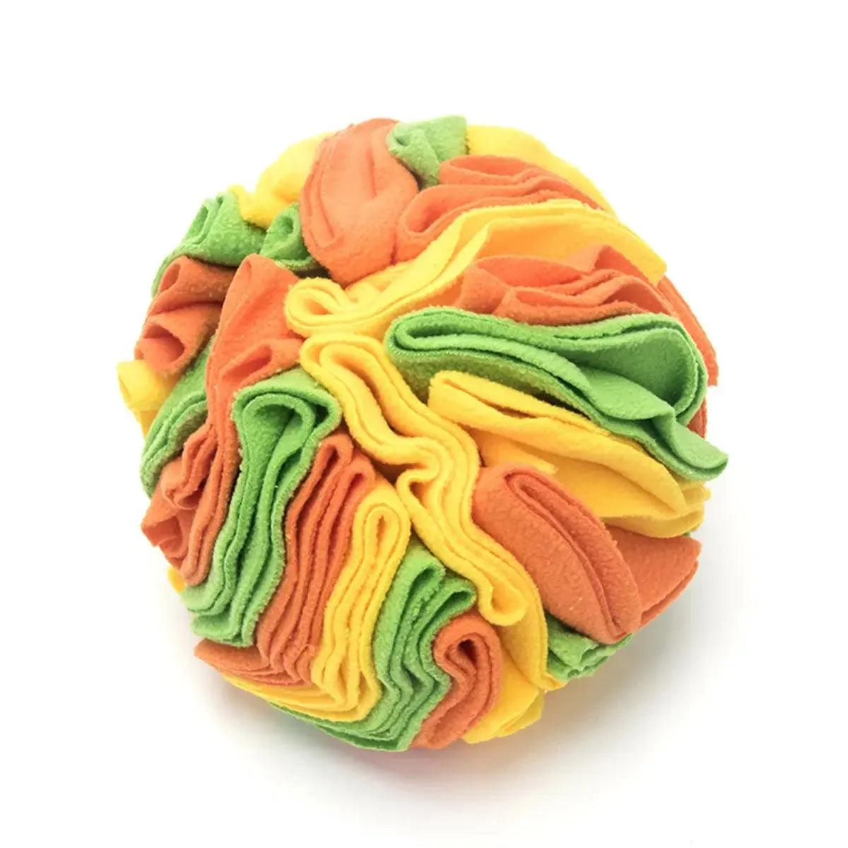 Sniffing Ball Puzzle Feeder for Dogs – Interactive Snuffle Toy