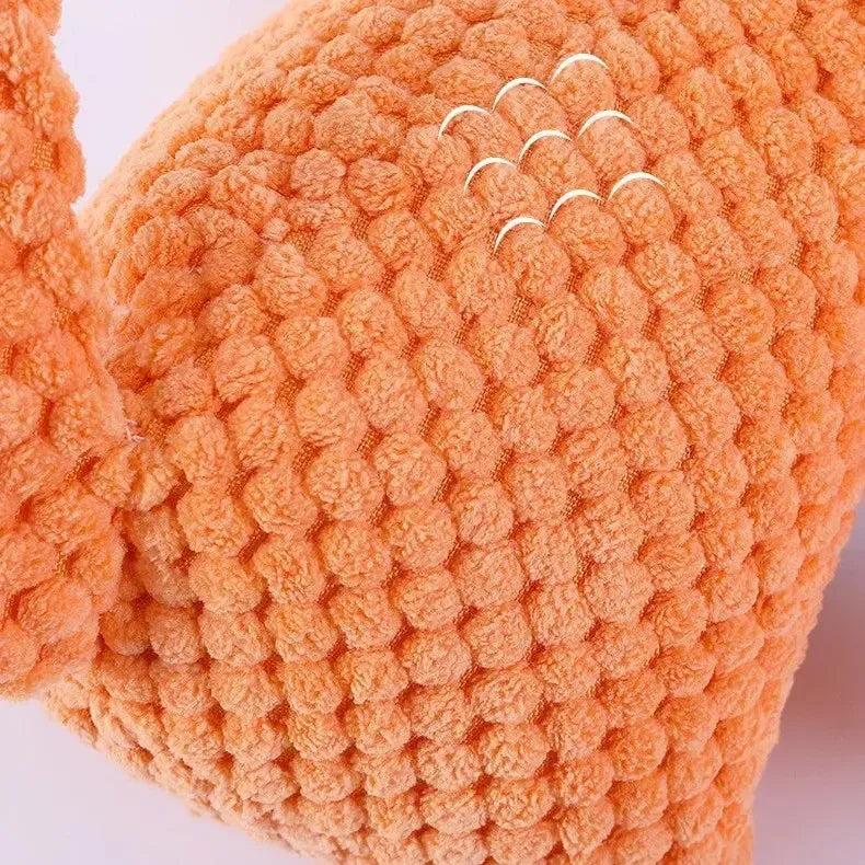 Soft Plush Fox Toy with Squeaker – Durable Dog Play