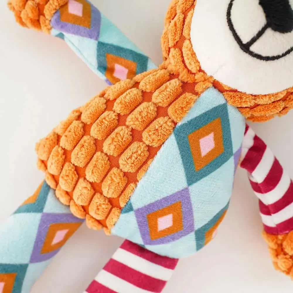 Soft Plush Puppy Toy with Squeaker – Durable Dog Play