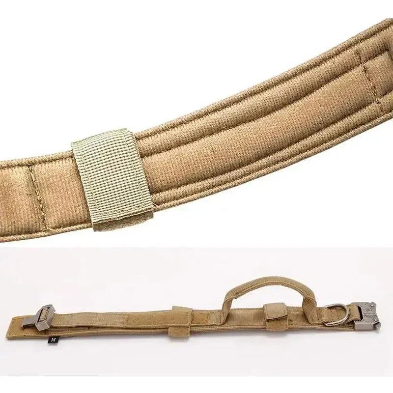 Tactical Dog Collar with Handle for Large Dogs
