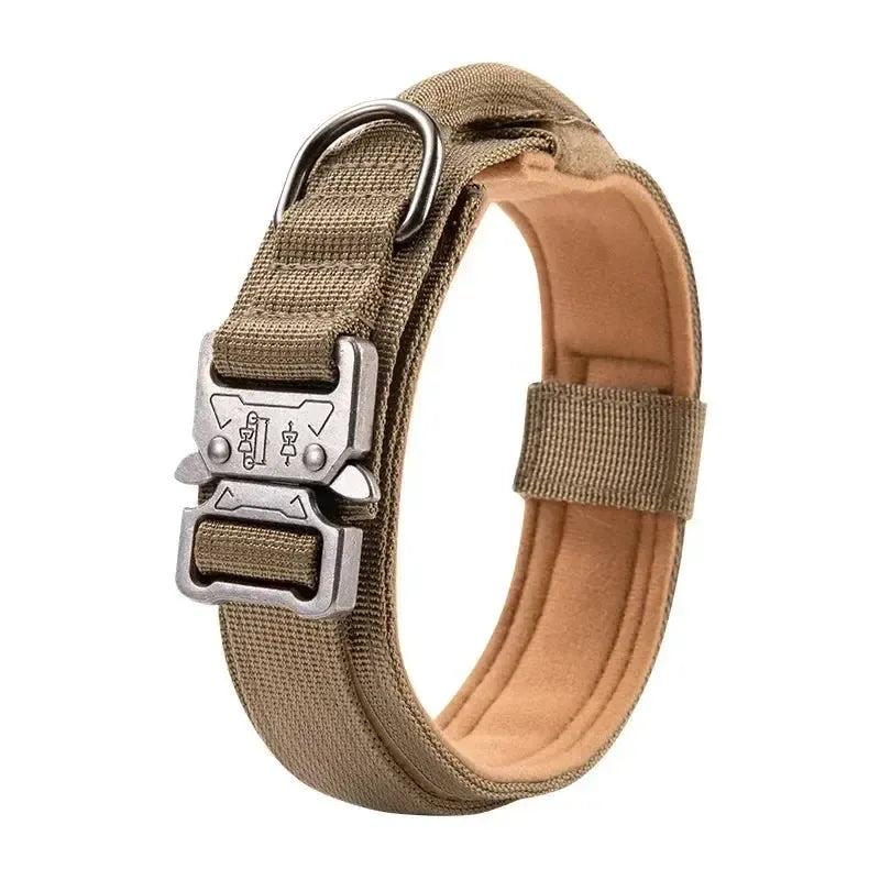 Tactical Dog Collar with Handle for Large Dogs