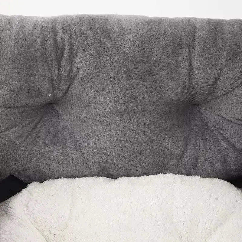 Travel Dog Car Seat | Washable Bed with Safety Strap