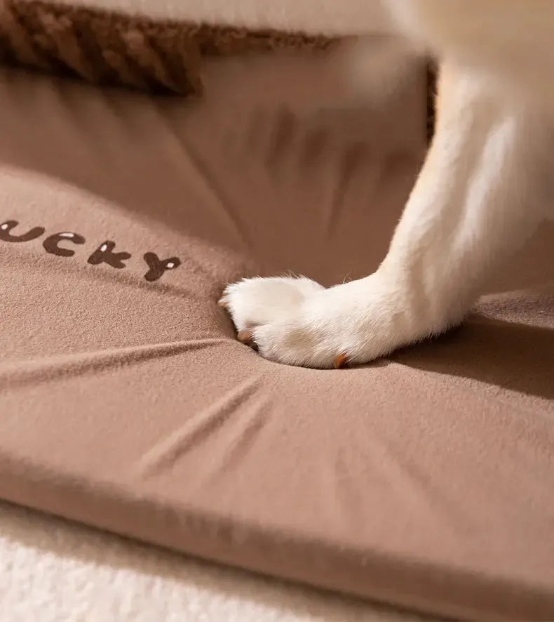 Warm Semi-Enclosed Dog Bed