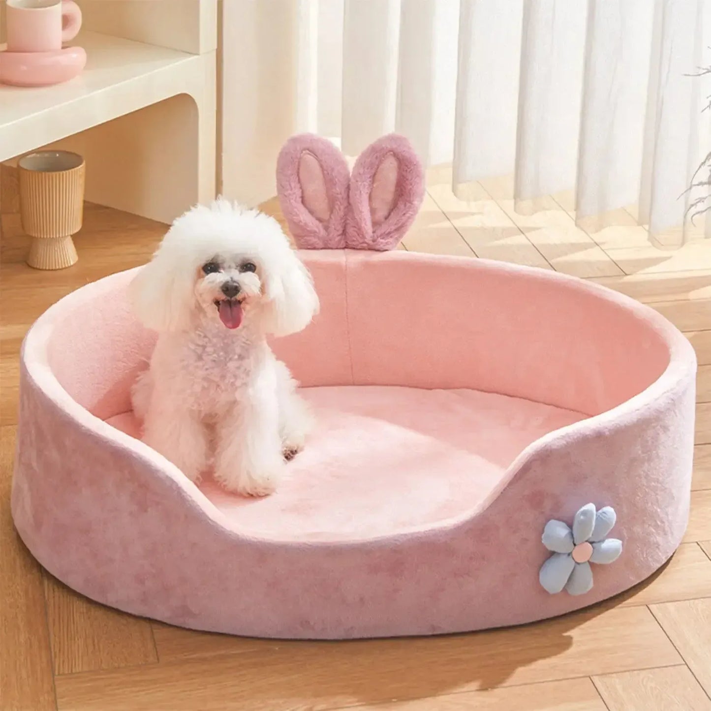 Washable Dog Bed with Detachable Cover | For Small Dogs - Easy to Clean